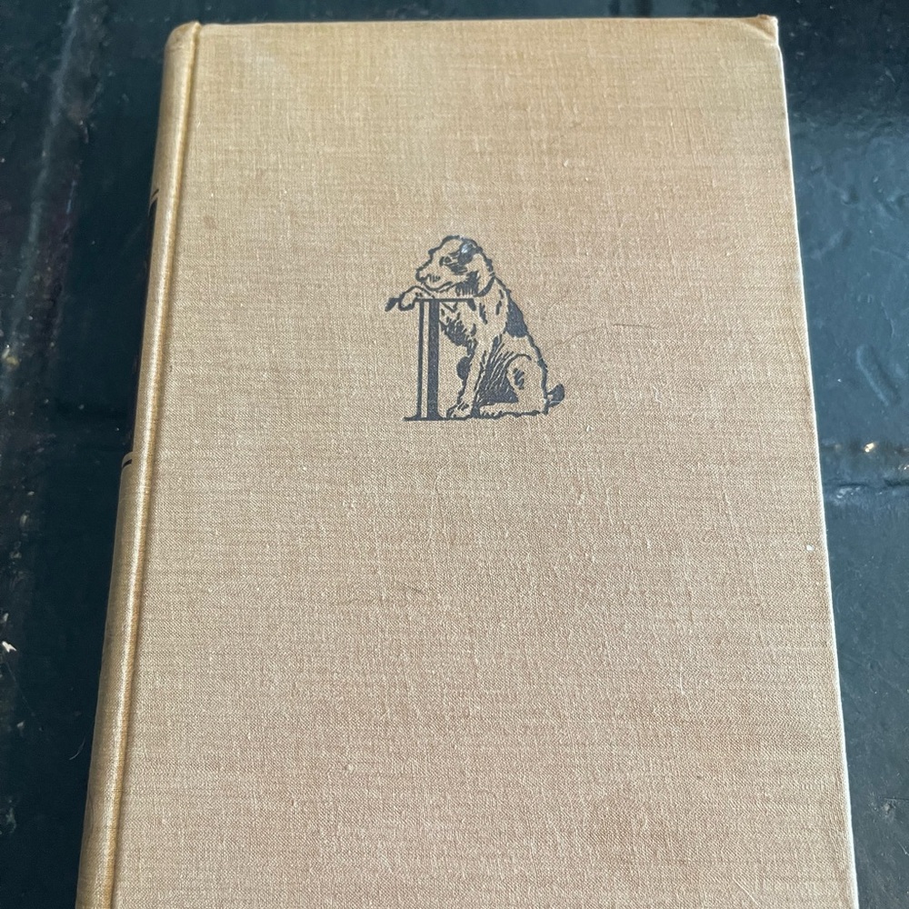 Vintage A BOOK OF FAMOUS DOGS by Albert pay Hardcover Book with Dog Illustration